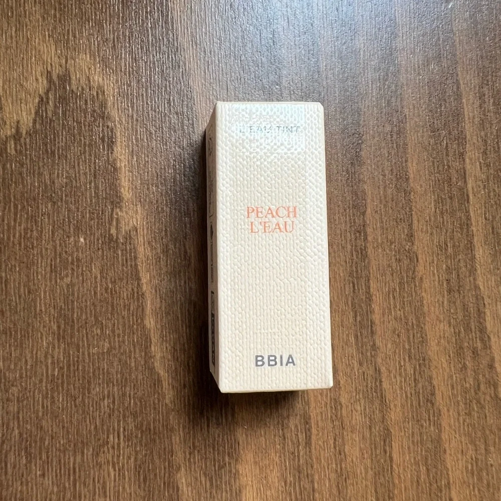 BBIA new L’eau tint lipstick gloss 07 peach l’eau NIB new 1.2g
